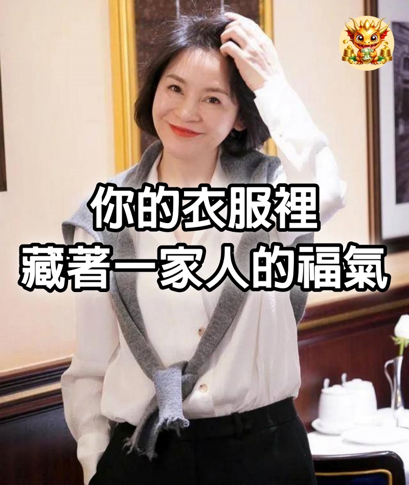 你的衣服裡，藏著一家人的福氣