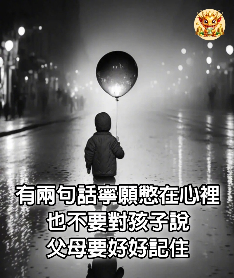 有兩句話寧願憋在心裡，也不要對孩子說，父母要好好記住