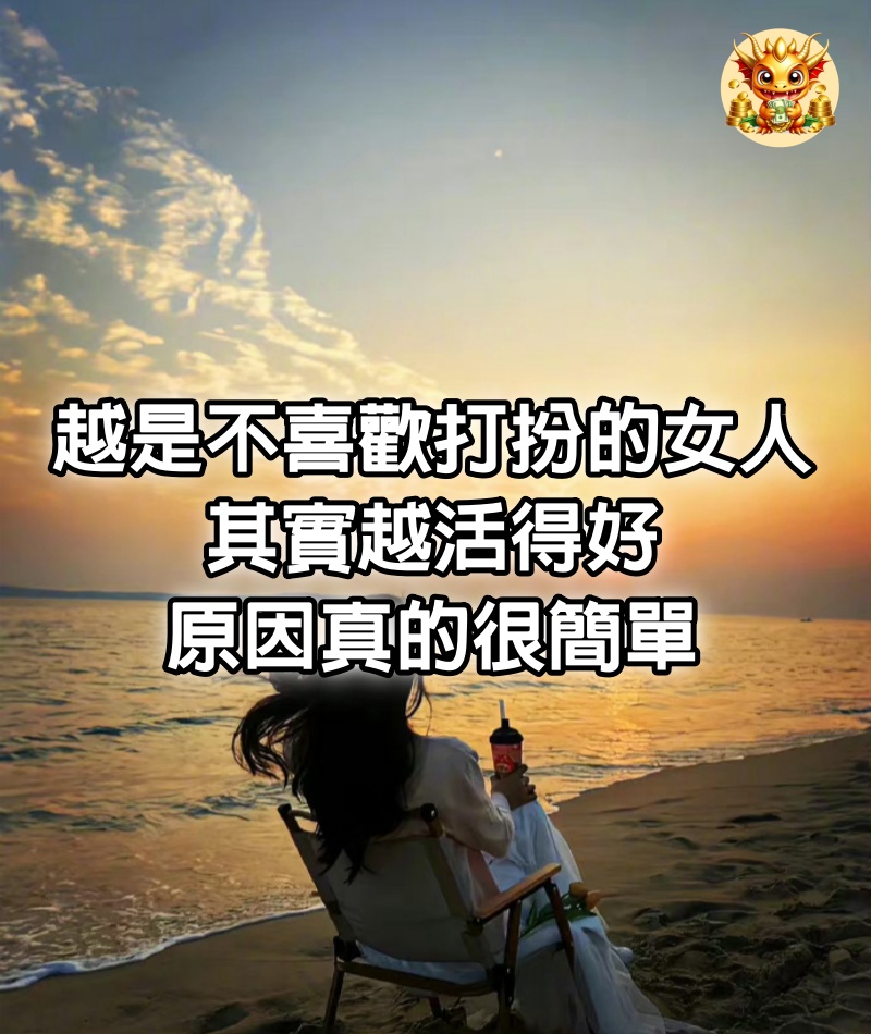 “越是不喜歡打扮的女人，其實越活得好”，原因真的很簡單