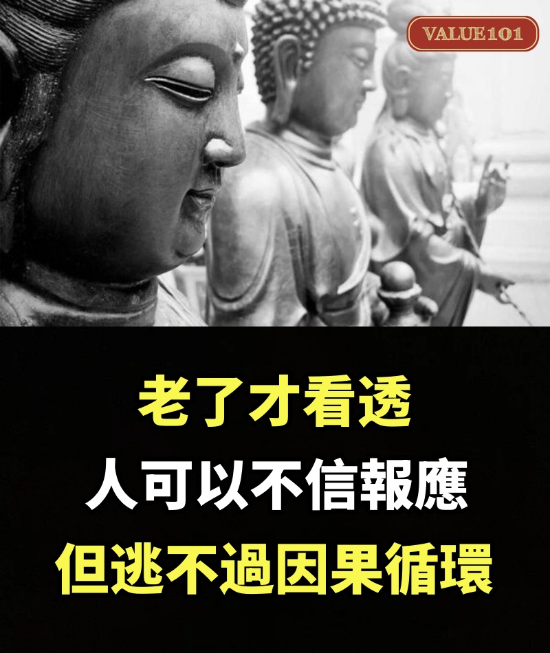 老了才看透：人可以不信報應，但逃不過因果循環