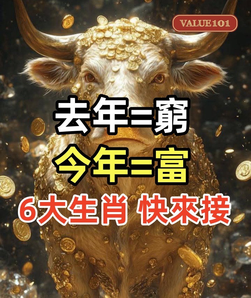 去年窮得借錢花,今年富得只剩錢的生肖快來接