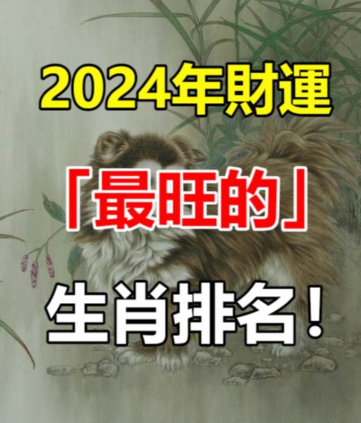 2024年財運最旺的生肖排名！