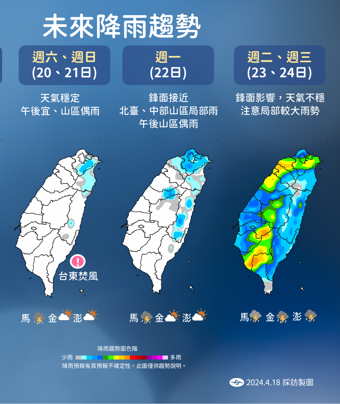 暴雨灌北台灣！專家示警下波「全台大雷雨狂轟3天」　時間點曝光