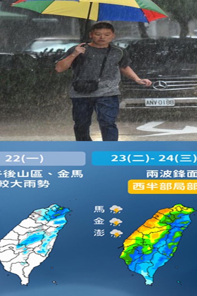 地震+雷雨來襲！3波鋒面接力「暴雨連灌9天」紅到紫爆　專家示警：全台提高警戒