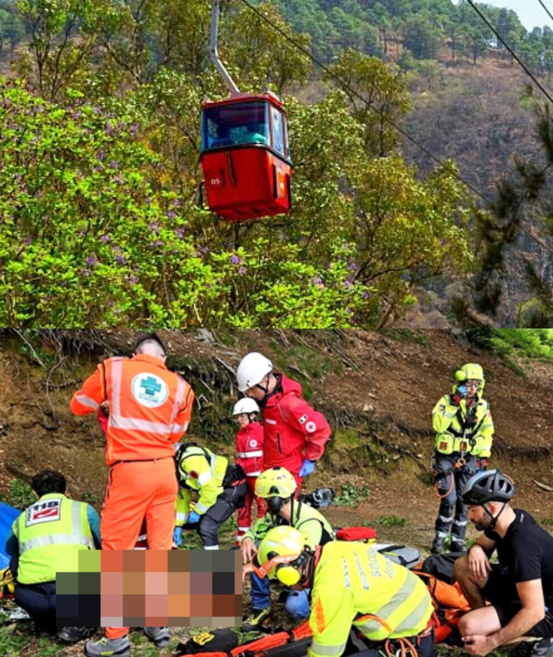 被纜車夾到衣服！女子被拖至「50層樓高」當場墜亡　丈夫女兒全程目睹慘劇