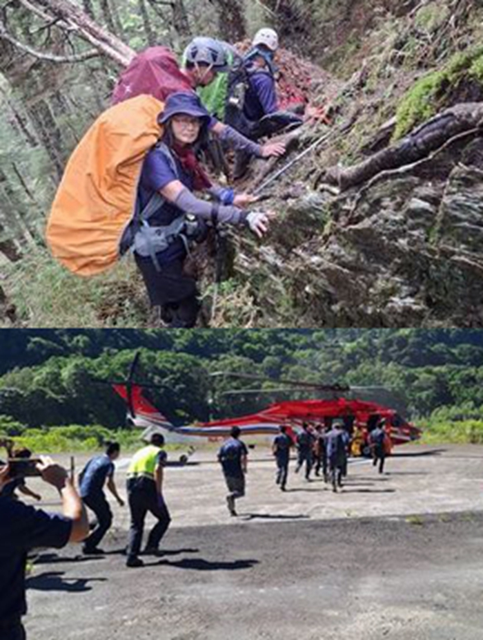 凱米前夕上山！3登山客「失蹤10天全罹難」遺體找到了　警消派直升機「吊掛下山」：可以回家了...