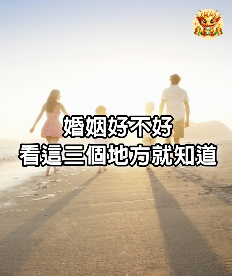 婚姻好不好，看這三個地方就知道